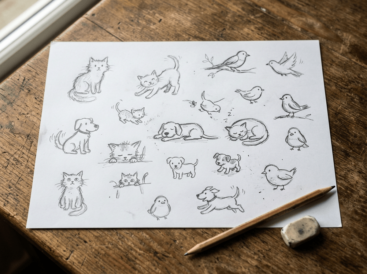 A collection of drawings for when you're bored