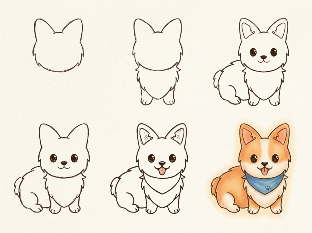 A cute little cookie with a scarf