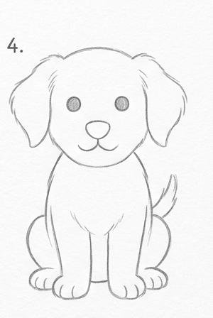 How to Draw a Cute Dog 🐶: Step-by-Step Tutorial