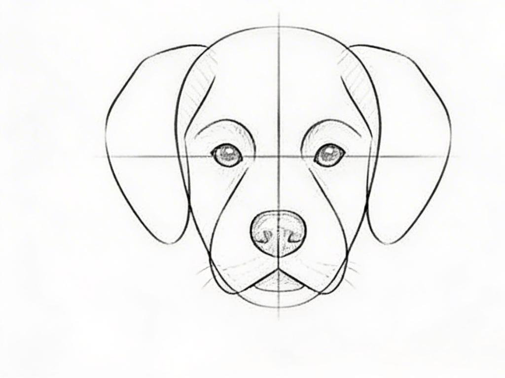 How to Draw a Dog Face 🐶: Step-by-Step Tutorial