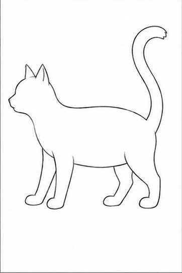 Step 5: Tail and Silhouette