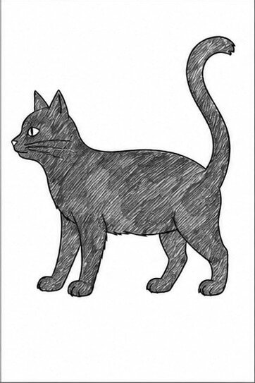 Step 8: Final Outline and Black Fill