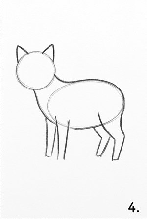 Step 4: Draw Legs