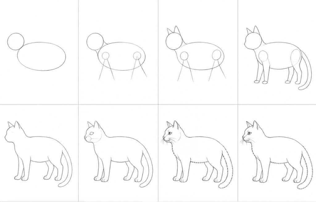 how-to-draw-a-realistic-cat