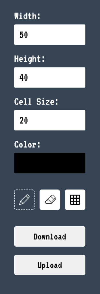 Key Features pixel drawing