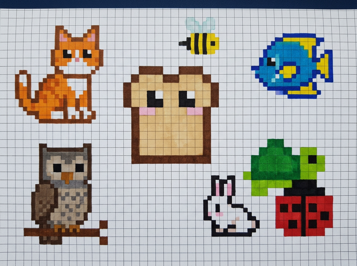 Pixel ️ Art Drawing Online 🎨 Draw A Pixel Art For Free