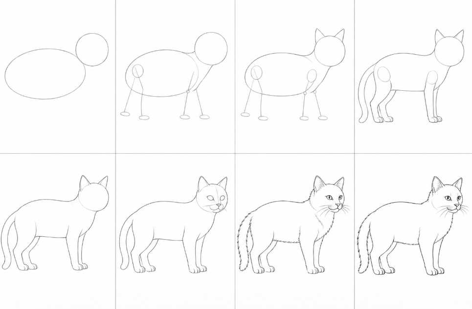 realistic cat tutorial
