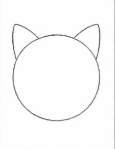 Step 2: Triangular Ears