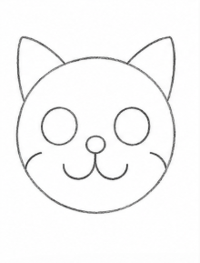 Step 5: Happy Mouth and Cheeks