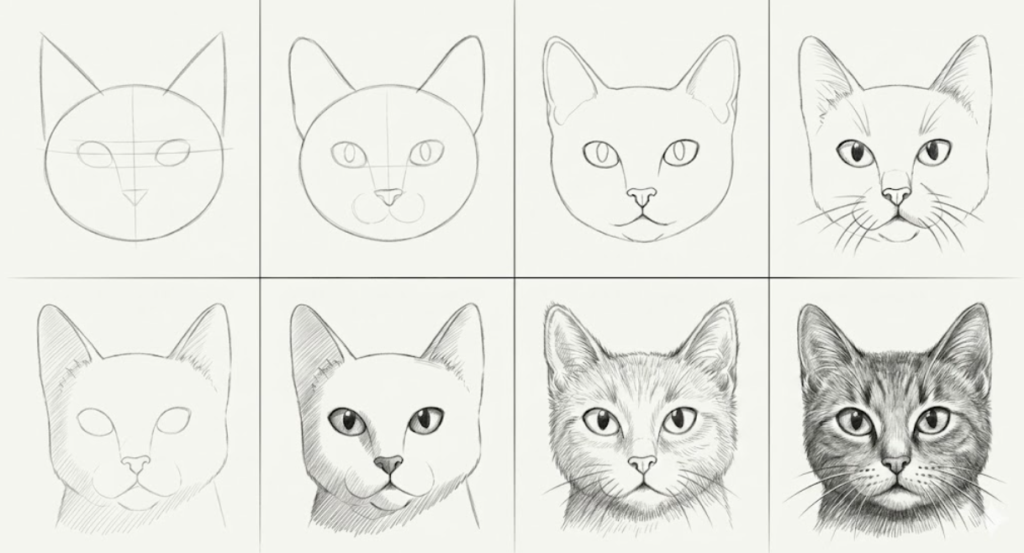 cat head tutorial