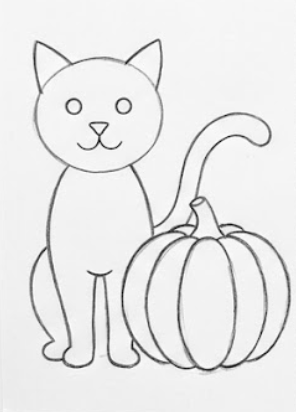 Step 5: Draw the Paws