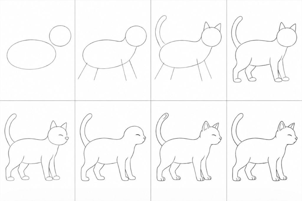 full body cat tutorial