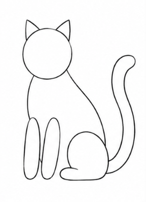 Step 4: Tail Outline