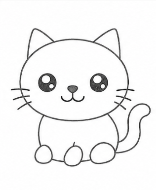 Step 7: Whiskers and Smile