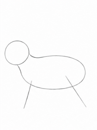Step 2: Connecting the Neck and Legs