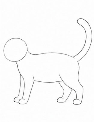 Step 4: Shaping the Paws