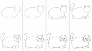 How To Draw a Fat Cat